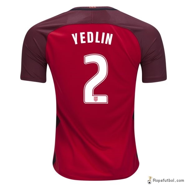 Camiseta Estados Unidos Replica Tercera Ropa Yedlin 2017